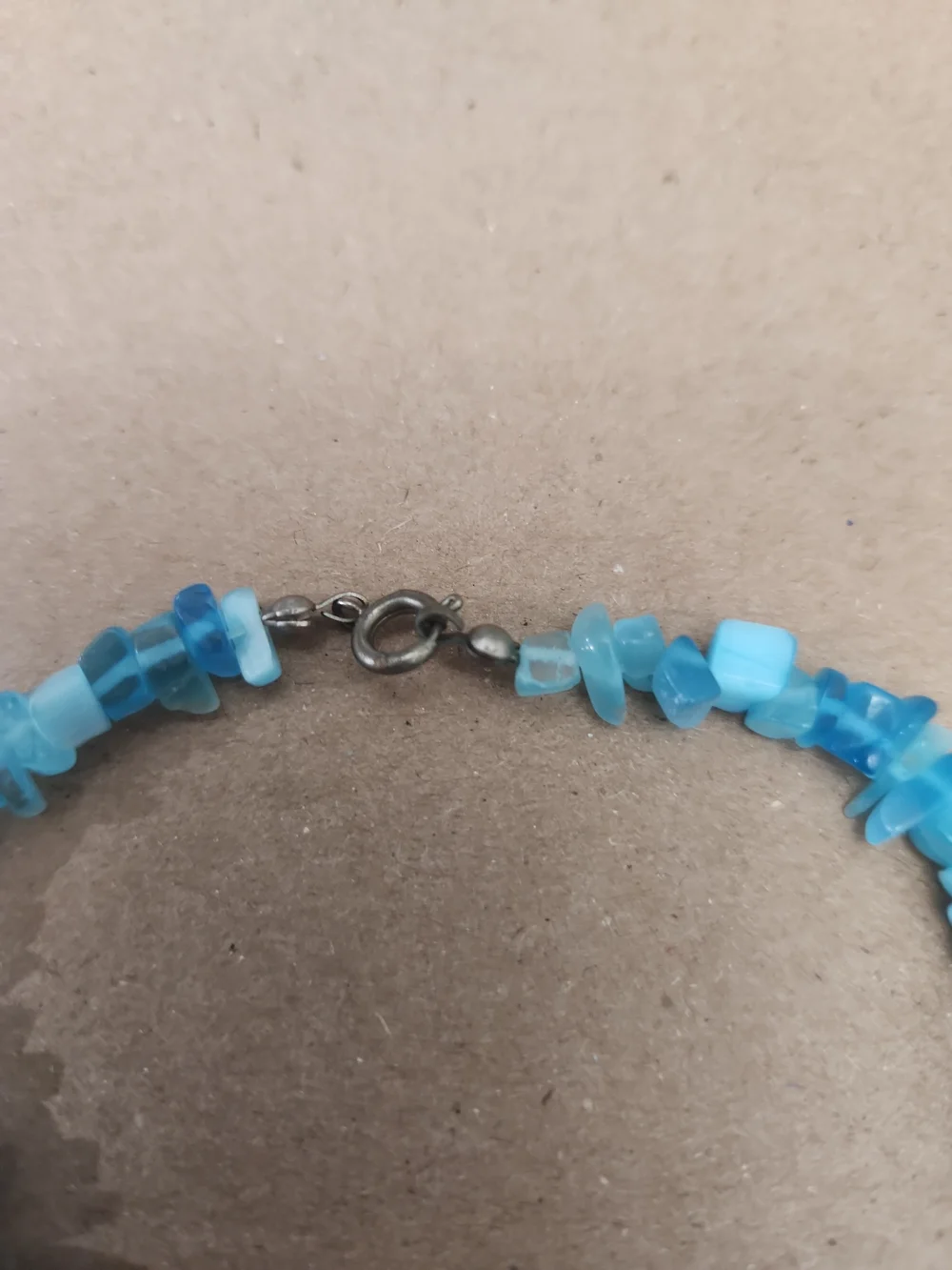 Blue Chip Stone Beaded Bracelet - Women Jewelry